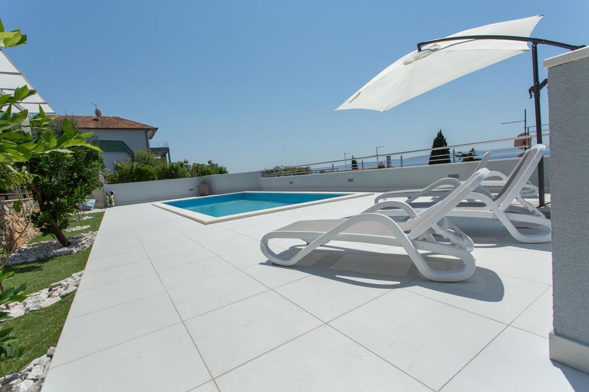 Charming Modern House With The New Swimming Pool - Apartment Maya 1 Trogir Exterior foto